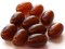 10 18mm Brown Oval Beads Vintage Lucite Beads Seamless Beads Smooth Beads Plastic Beads